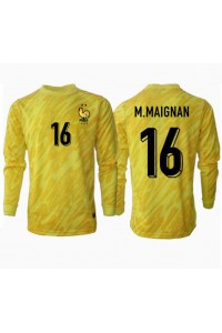 Frankrike Mike Maignan #16 Keeper Fotballdrakt Hjemme Klær EM 2024 Lange ermer